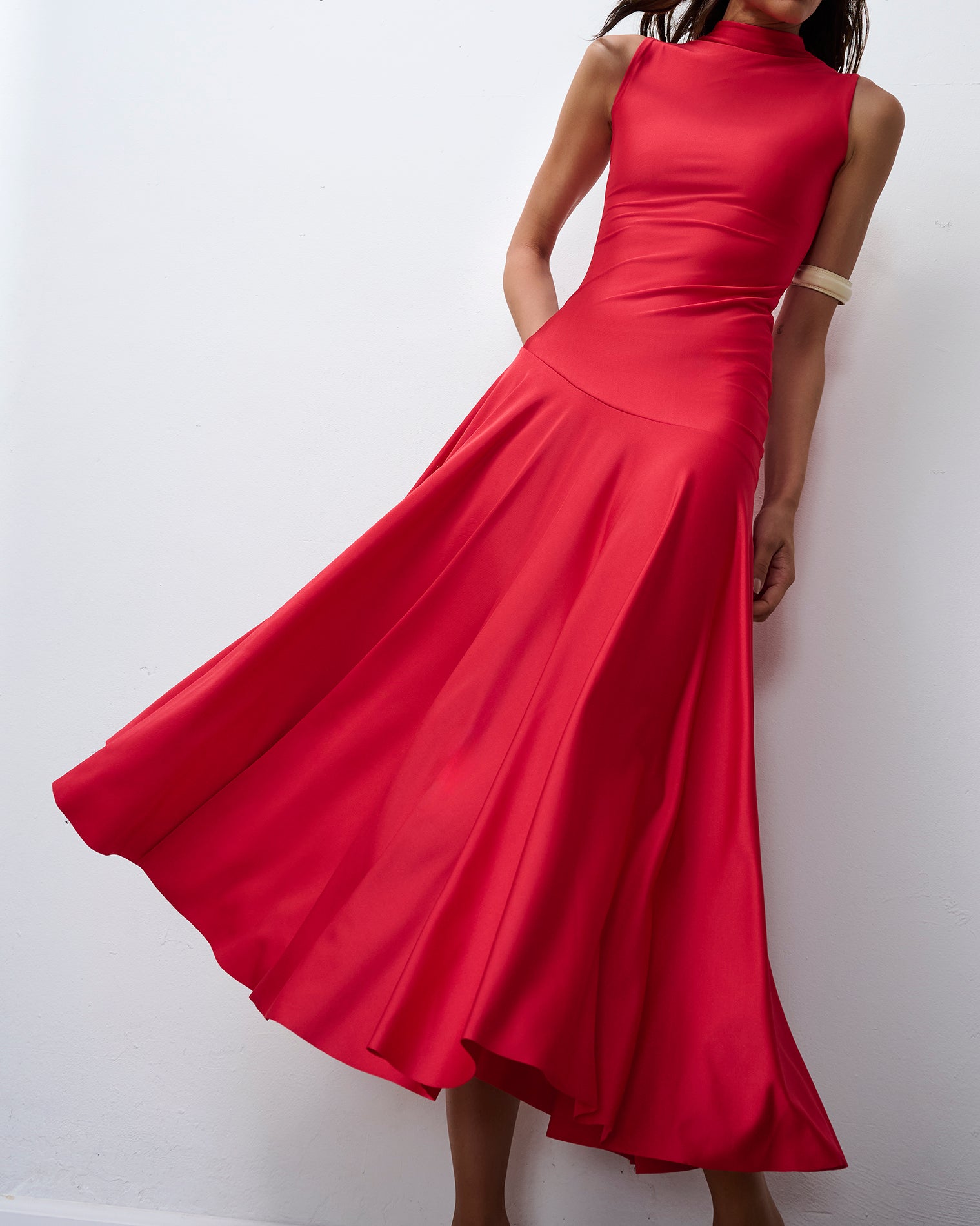 Dylan Dress - Cherry Red