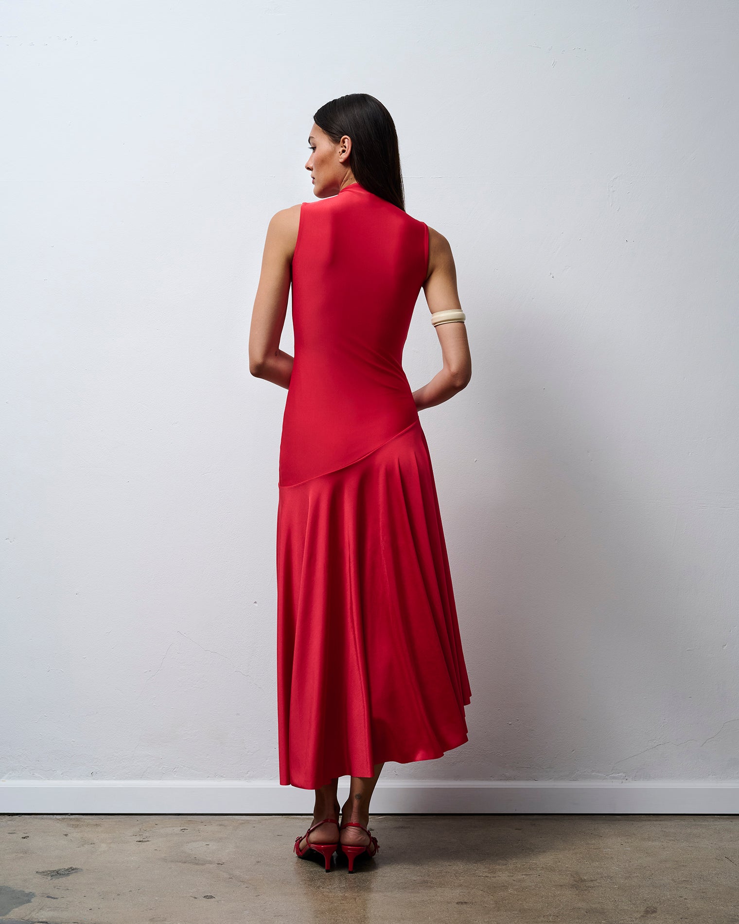 Dylan Dress - Cherry Red