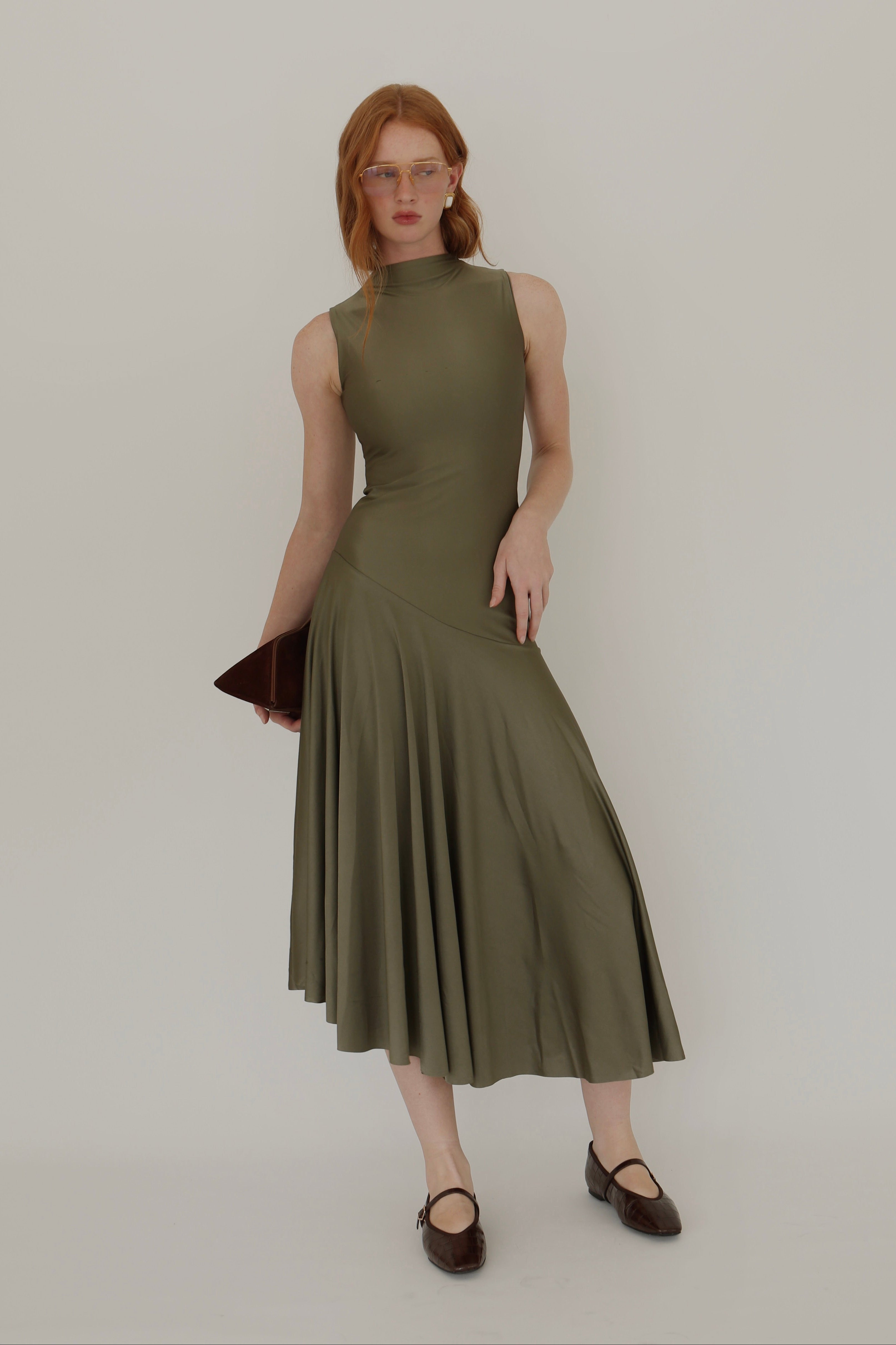 Dylan Dress - Olive
