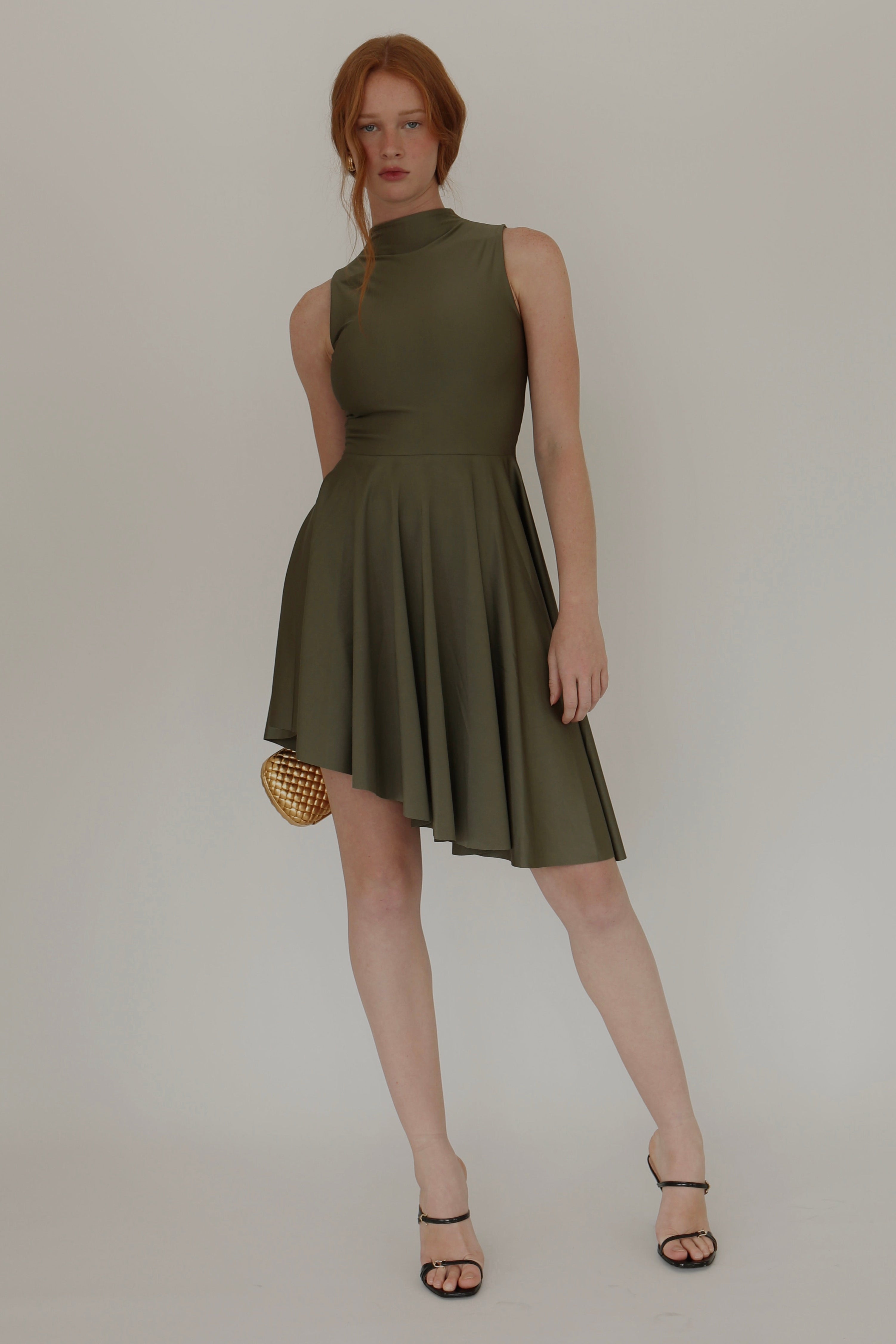 Mini Dylan Dress - Olive