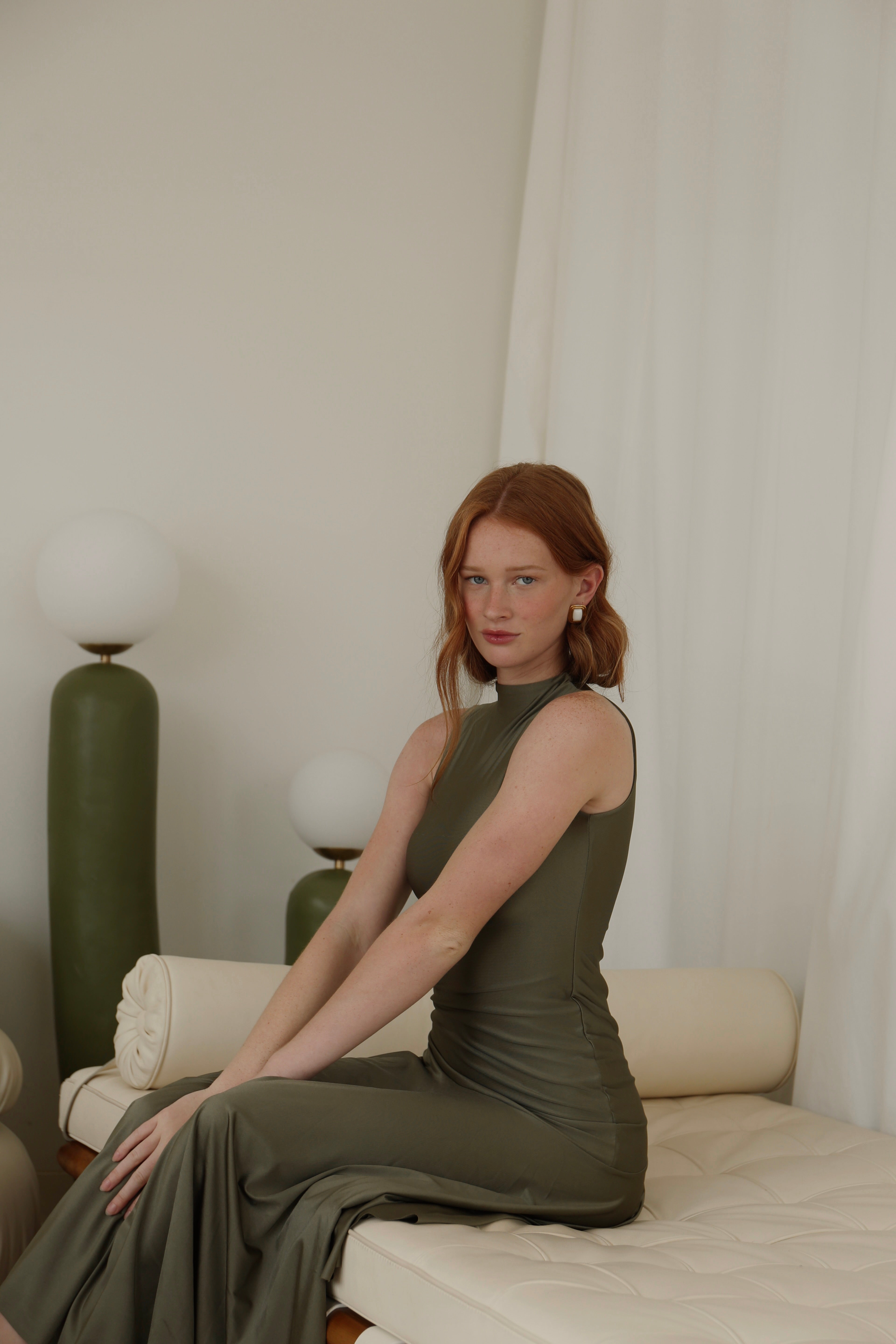 Dylan Dress - Olive